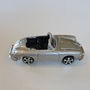 Maisto Porsche 356 Silver Convertible Toy Car